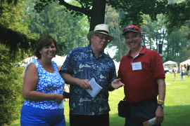 Councillor Paul Ainslie with constituents at The Guild Alive with Culture Arts Festival